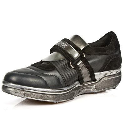  M.RK004-C7 ITALI NEGRO VELOUR NEGRO ANTIK ACERO ROCKING NEGR New Rock M.RK004-C7  5