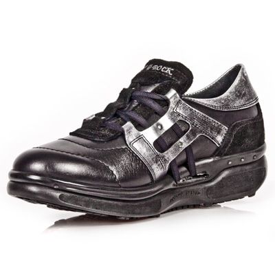  M.RK011-C1 NOMADA NEGRO BOX PLANE VELOUR NEGRO ROCKING NEGRO New Rock M.RK011-C1  5