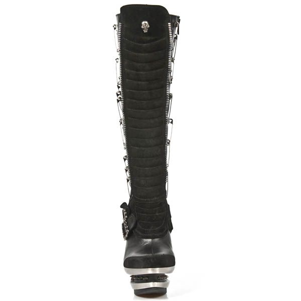  M.ROCK205-C1 VELOUR NEGRO NOMADA NEGRO ROCK ACERO New Rock M.ROCK205-C1  4