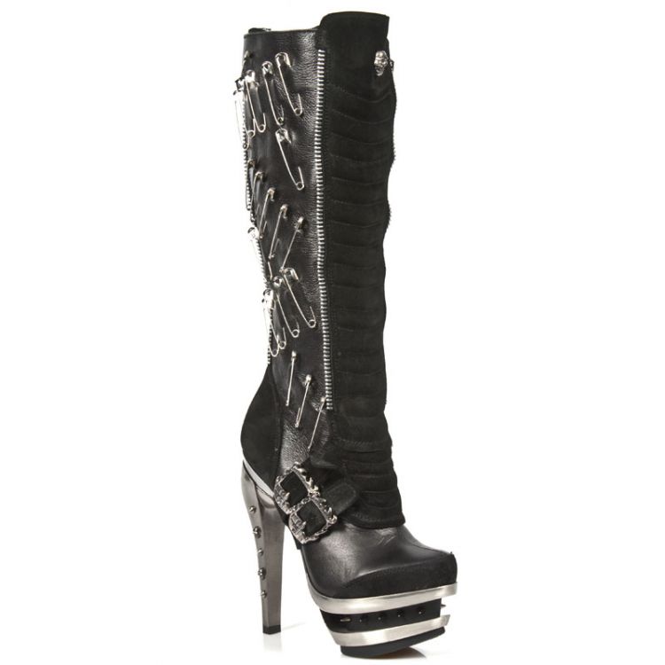  M.ROCK205-R1 VELOUR NEGRO NOMADA NEGRO ROCK ACERO New Rock M.ROCK205-R1  3