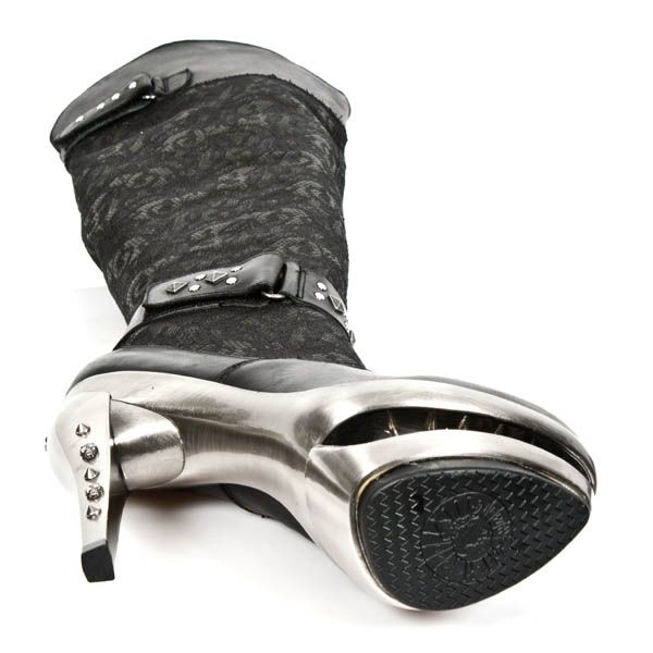  M.ROCK216-C1 ITALI NEGRO NAPA NEGRO ENCAJE 54 ROCK ACERO New Rock M.ROCK216-C1  7