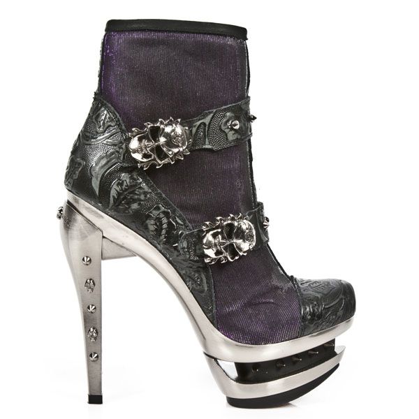  M.ROCK217-C6 VINTAGE FLOWER NEGRO CYBERTEX LILA ROCK ACERO New Rock M.ROCK217-C6  2