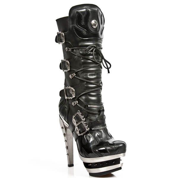  M.ROCK222-C3 ITALI NEGRO ANTIK PULIDO NEGRO ROCK ACERO New Rock M.ROCK222-C3  3