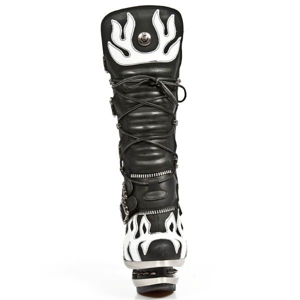  M.ROCK222-C5 ITALI NEGRO NAPA BLANCA ROCK ACERO New Rock M.ROCK222-C5  5