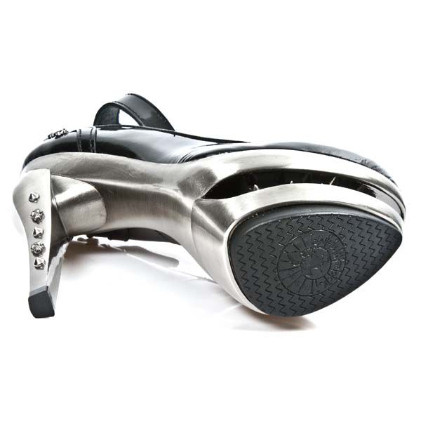  M.ROCK223-C2 CHAROL NEGRO PIEL VIVO NEGRO ROCK ACERO New Rock M.ROCK223-C2  7