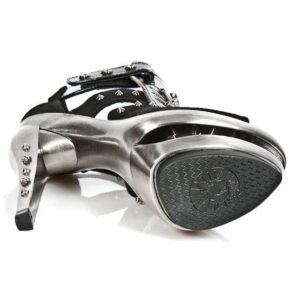  M.ROCKS302-C1 VELOUR NEGRO CHAROL ARRUGADO NEGRO ROCK ACERO New Rock M.ROCKS302-C1  8