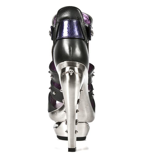  M.ROCKS302-C5 ITALI NEGRO BOX LILA METAL ROCK ACERO New Rock M.ROCKS302-C5  6