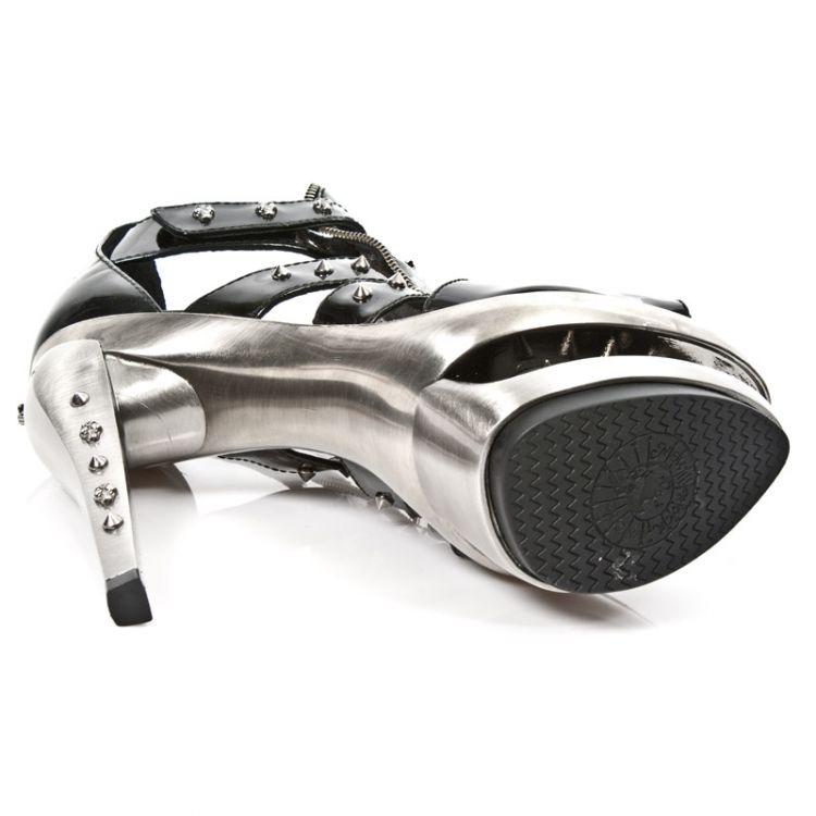  M.ROCKS302-C6 CHAROL NEGRO PU ROCK ACERO New Rock M.ROCKS302-C6  7