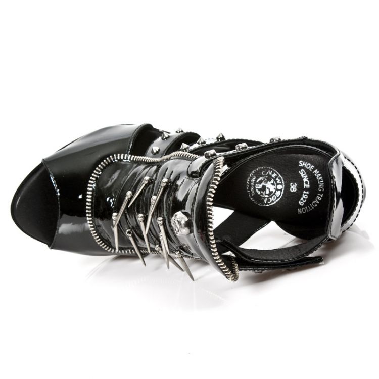  M.ROCKS302-C6 CHAROL NEGRO PU ROCK ACERO New Rock M.ROCKS302-C6  8