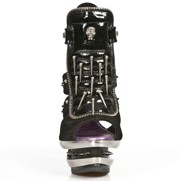  M.ROCKS302-R1 VELOUR NEGRO CHAROL ARRUGADO NEGRO ROCK ACERO New Rock M.ROCKS302-R1  5