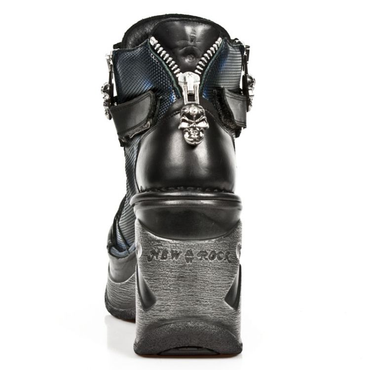  M.SP0002-C3 ITALI NEGRO BOX AZUL METAL GRAB DIAMANTE NEO CUNA New Rock M.SP0002-C3  6