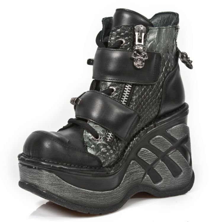  M.SP0003-C3 ITALI NEGRO SERPENTE MAKI ACERO NEOCU&#209;A SPORT New Rock M.SP0003-C3  5