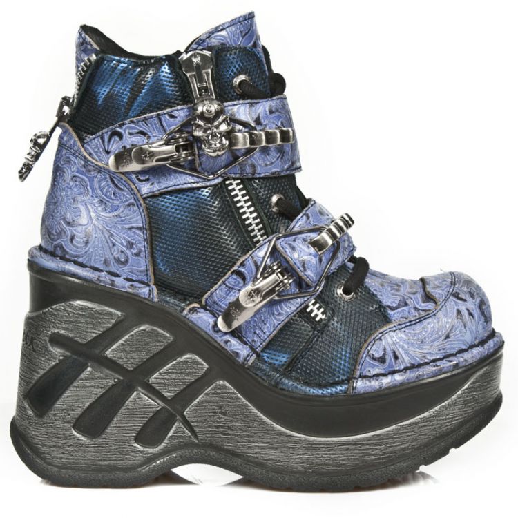  M.SP0003-C5 DRAMA AZUL BOX AZUL METAL GRABADO DIAMANTE NEOCU New Rock M.SP0003-C5  1