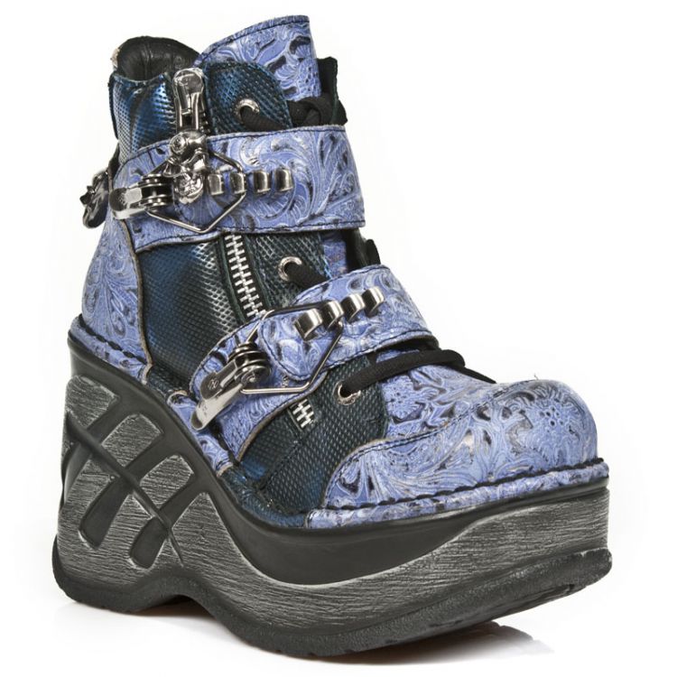 M.SP0003-C5 DRAMA AZUL BOX AZUL METAL GRABADO DIAMANTE NEOCU New Rock M.SP0003-C5  3