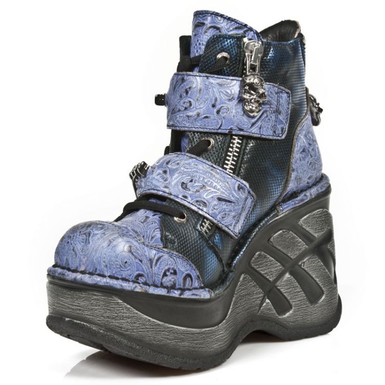  M.SP0003-C5 DRAMA AZUL BOX AZUL METAL GRABADO DIAMANTE NEOCU New Rock M.SP0003-C5  5