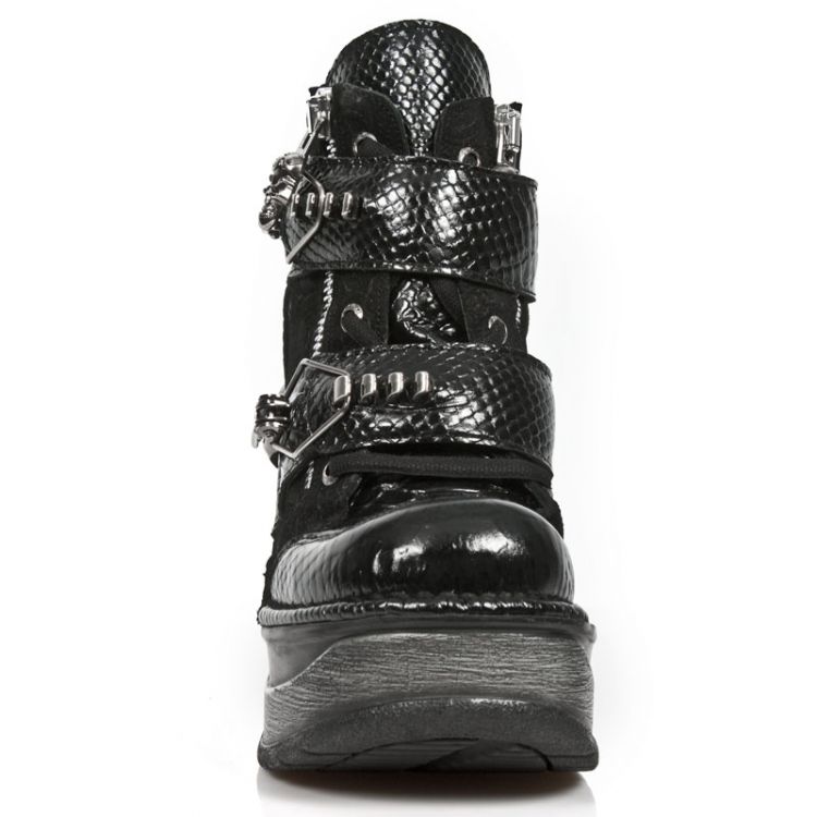  M.SP0003-C6 PITON LUX NEGRO DRAMA ANTE NEGRO NEO CU&#209;A SPORT New Rock M.SP0003-C6  4