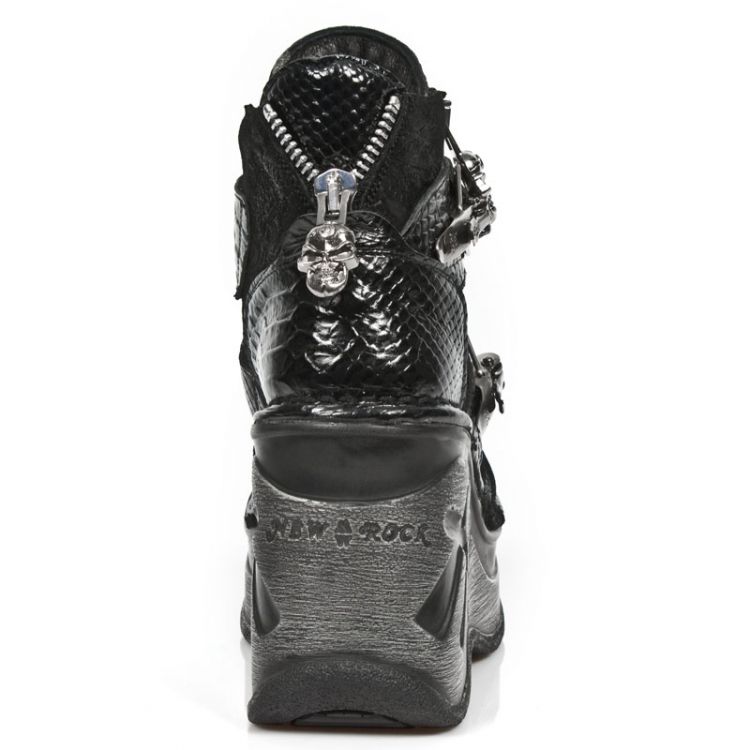  M.SP0003-C6 PITON LUX NEGRO DRAMA ANTE NEGRO NEO CU&#209;A SPORT New Rock M.SP0003-C6  6