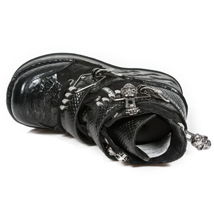  M.SP0003-C6 PITON LUX NEGRO DRAMA ANTE NEGRO NEO CU&#209;A SPORT New Rock M.SP0003-C6  8