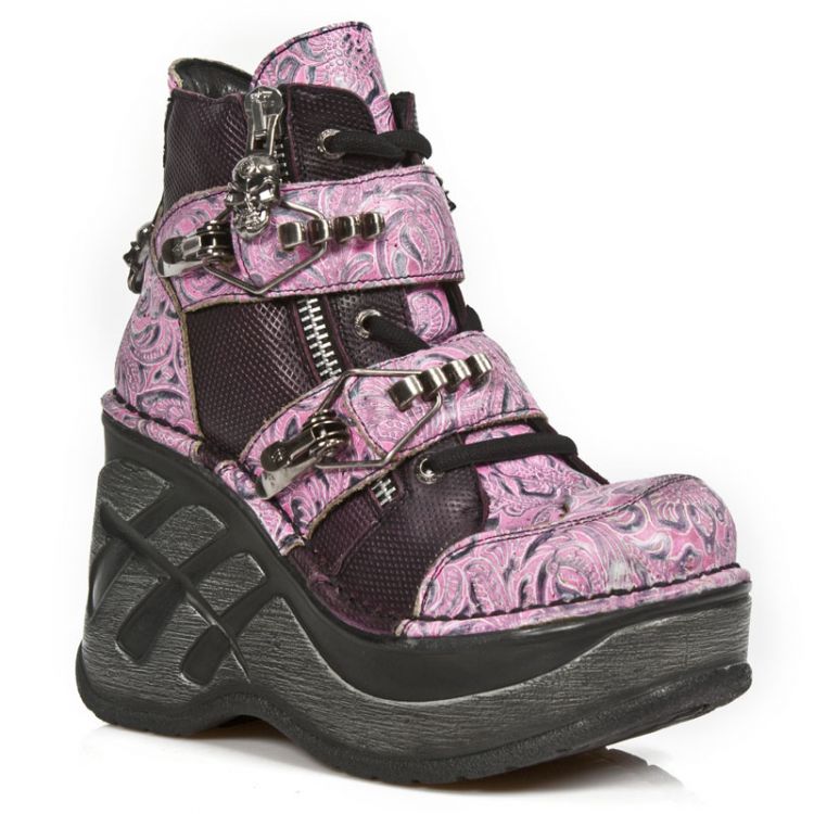  M.SP0003-C7 DRAMA FUCSIA BOX FUCSIA METAL DIAMANTE GRAB NEO New Rock M.SP0003-C7  3