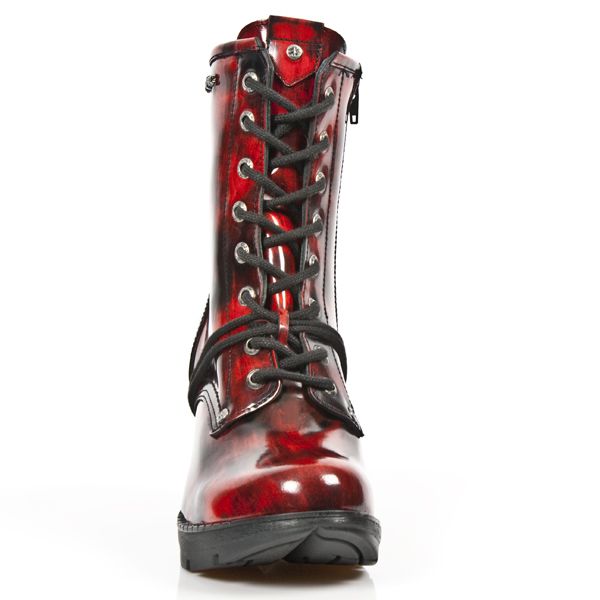  M.TR001-C18 TRAIL NEGRO TACON ACERO PULIK ROJO New Rock M.TR001-C18  4