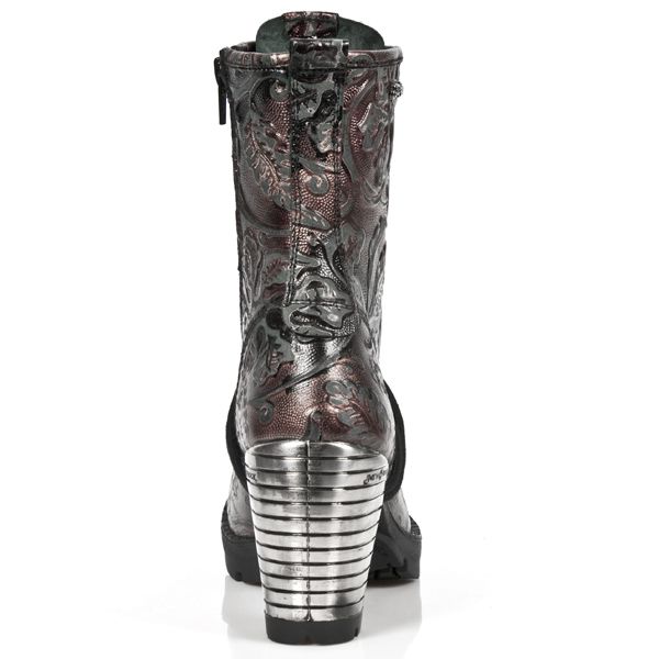  M.TR001-C23 VINTAGE FLOWER ROJO TRAIL NEGRO TACON ACERO New Rock M.TR001-C23  6
