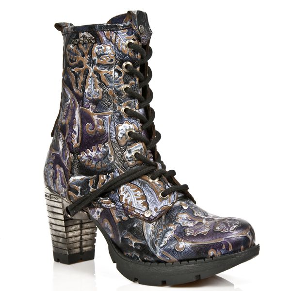  M.TR001-C40 VINTAGE FLOWER LILA, TRAIL NEGRO ACERO New Rock M.TR001-C40  3