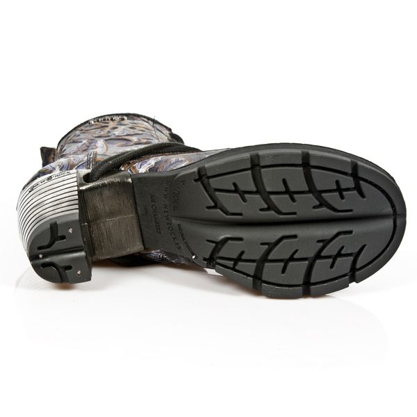  M.TR001-C40 VINTAGE FLOWER LILA, TRAIL NEGRO ACERO New Rock M.TR001-C40  7
