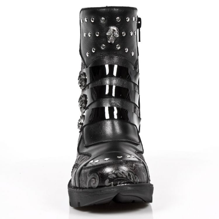  M.TR039-C1 VINTAGE FLOWER ROJO NOMADA NEGRO CHAROL NEGRO TRA New Rock M.TR039-C1  5