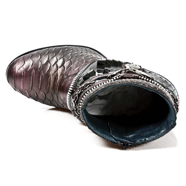  M.TX002-C3 SERPENTE MAKI LILA CHAROL NEGRO TEXAS NEGRO TACON New Rock M.TX002-C3  8