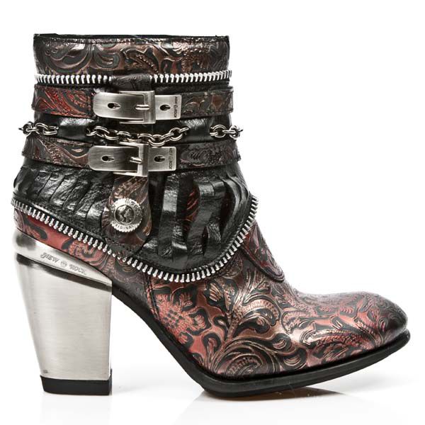  M.TX002-C5 VINTAGE FLOWER ROJO NOMADA NEGRO TEXAS NEGRO TACO New Rock M.TX002-C5  2