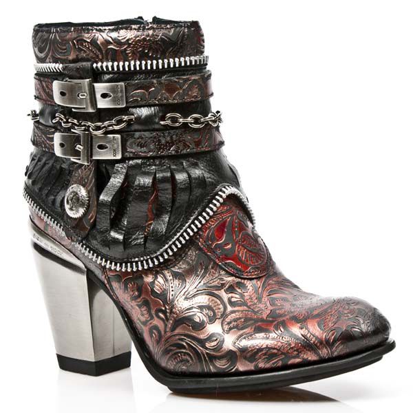  M.TX002-C5 VINTAGE FLOWER ROJO NOMADA NEGRO TEXAS NEGRO TACO New Rock M.TX002-C5  3