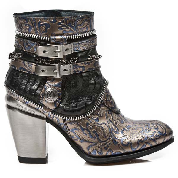 Ботинки M.TX002-C6 VINTAGE FLOWER COBRE NOMADA NEGRO TEXAS NEGRO TAC New Rock M.TX002-C6 Изображение 2