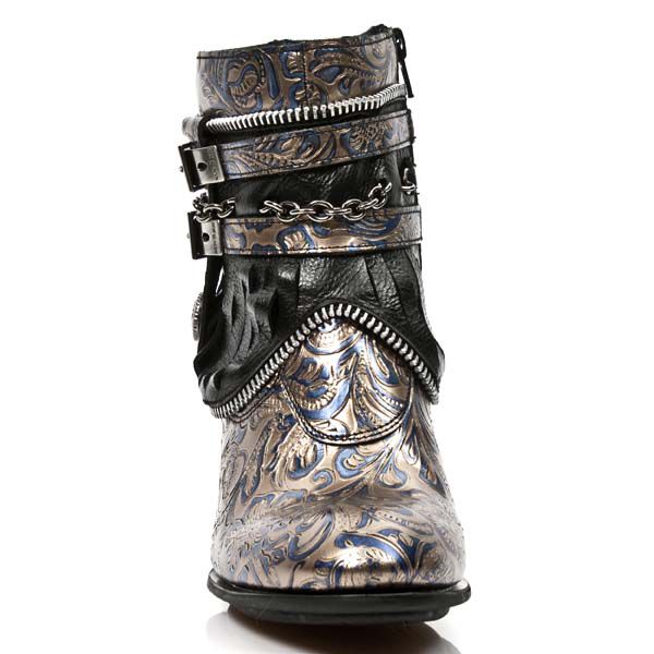 Ботинки M.TX002-C6 VINTAGE FLOWER COBRE NOMADA NEGRO TEXAS NEGRO TAC New Rock M.TX002-C6 Изображение 4
