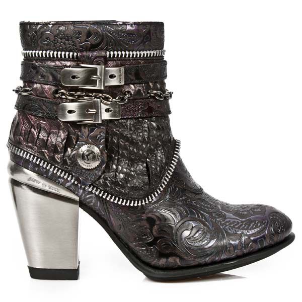  M.TX002-C7 VINTAGE FLOWER LILA SERPENTE MAKI LILA TEXAS NEGR New Rock M.TX002-C7  2