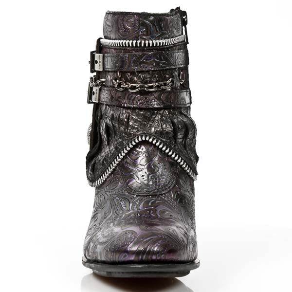  M.TX002-C7 VINTAGE FLOWER LILA SERPENTE MAKI LILA TEXAS NEGR New Rock M.TX002-C7  4