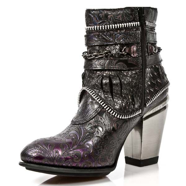  M.TX002-C7 VINTAGE FLOWER LILA SERPENTE MAKI LILA TEXAS NEGR New Rock M.TX002-C7  5