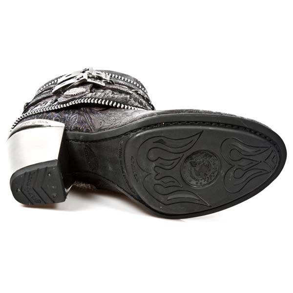  M.TX002-C7 VINTAGE FLOWER LILA SERPENTE MAKI LILA TEXAS NEGR New Rock M.TX002-C7  7
