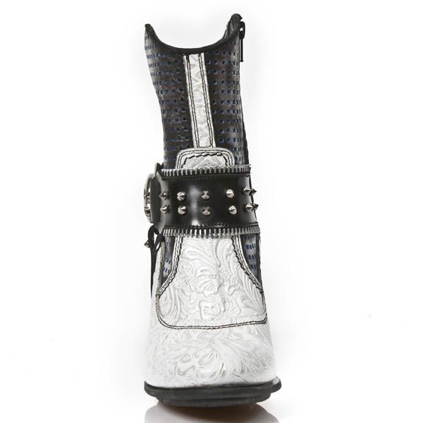  M.TX005-C2 VINTAGE FLOWER BLANCO PLATA ANTIK NEGRO BOX PLANE New Rock M.TX005-C2  4