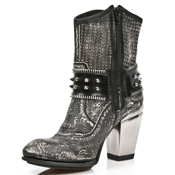  M.TX005-C3 VINTAGE FLOWER NEGRO RASPADO ANTIK NEGRO TEXAS NE New Rock M.TX005-C3  5