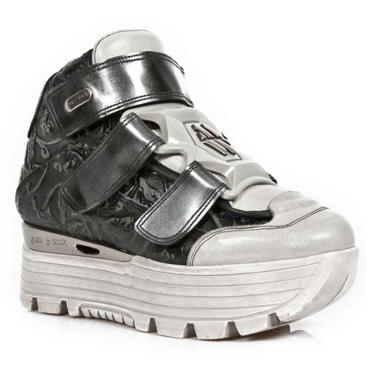 Ботинки M.URBAN003-C5 ITALI TALCO GRIS VINTAGE FLOWER NEGRO PULIK AC New Rock M.URBAN003-C5 Изображение 3