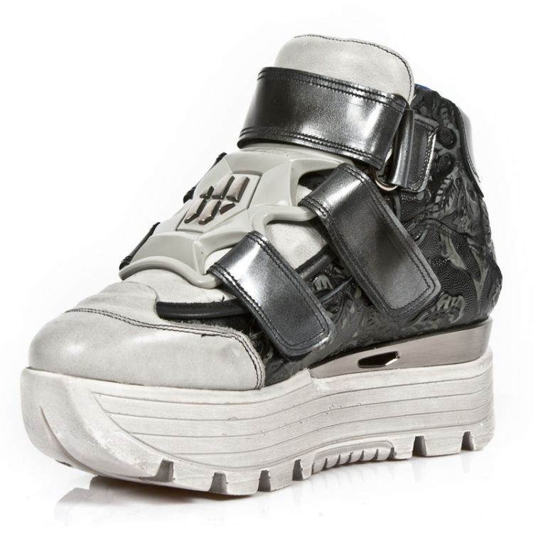 Ботинки M.URBAN003-C5 ITALI TALCO GRIS VINTAGE FLOWER NEGRO PULIK AC New Rock M.URBAN003-C5 Изображение 5