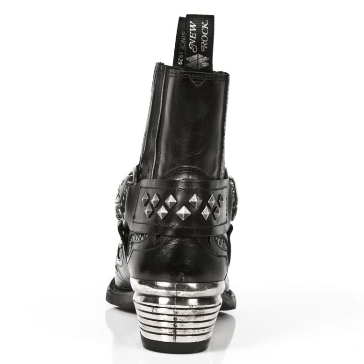Ботинки M.WST005-C1 ITALI NEGRO PITON LUX NEGRO, WEST NEGRO T.DALLAS New Rock M.WST005-C1 Изображение 6
