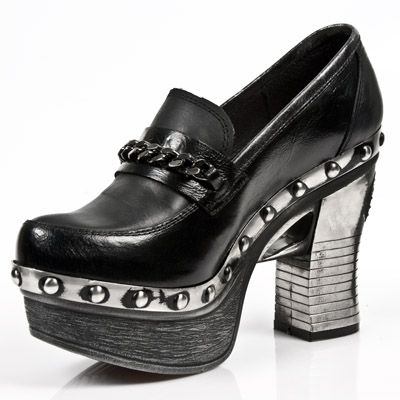  M.Z001-C3 NOMADA NEGRO ITALI NEGRO BOX PLANE PL ZUECO NEGRO New Rock M.Z001-C3  5