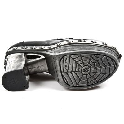  M.Z001-C3 NOMADA NEGRO ITALI NEGRO BOX PLANE PL ZUECO NEGRO New Rock M.Z001-C3  7