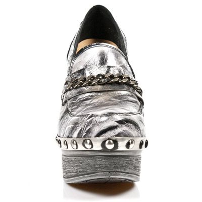  M.Z001-C5 CAVALI BLANCO ITALI NEGRO PL ZUECO NEG PIEDRA ENT New Rock M.Z001-C5  4