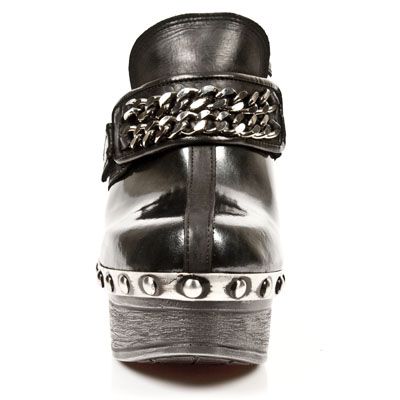 Босоножки M.Z002-C3 ITALI NEGRO, CHAROL STUCO ACERO, PLT.ZUECO NEG-ACE New Rock M.Z002-C3 Изображение 4