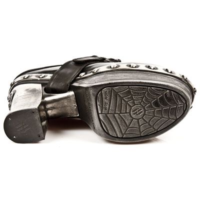 Босоножки M.Z002-C3 ITALI NEGRO, CHAROL STUCO ACERO, PLT.ZUECO NEG-ACE New Rock M.Z002-C3 Изображение 7