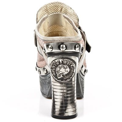 Босоножки M.Z002-C4 NATURE TIERRA PITON PLISADO ROSA ACERO PL ZUECO AC New Rock M.Z002-C4 Изображение 6