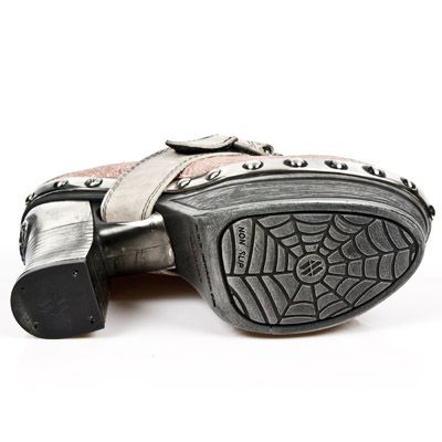 Босоножки M.Z002-C4 NATURE TIERRA PITON PLISADO ROSA ACERO PL ZUECO AC New Rock M.Z002-C4 Изображение 7