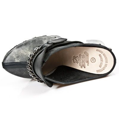  M.Z002-C5 ITALI NEGRO ARCILLA BEIG PL ZUECO NEG PIEDRA ACERO New Rock M.Z002-C5  8
